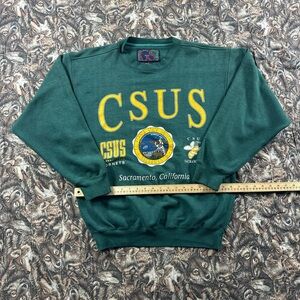 90s CSUS Green Men's Sweater